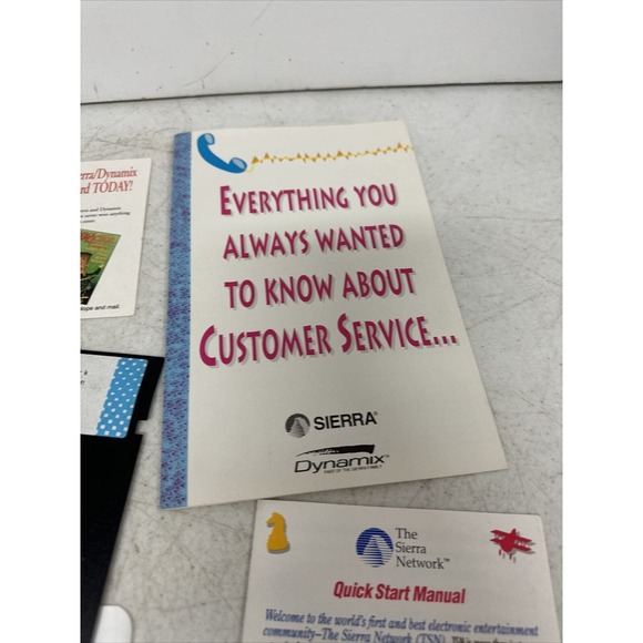 VTG Sierra Network Constant Companion DOS Computer Software 5.25" Floppy Manual - Picture 9 of 10